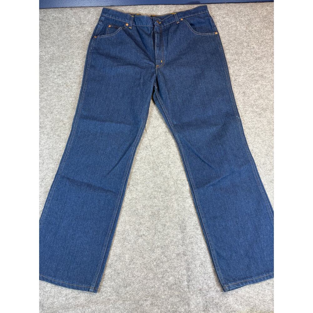 VINTAGE Sears Roebucks Jeans Mens 40x32 Blue Denim Straight Leg 80s Streetwear